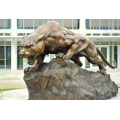 Bronzeskulptur Panther-Puma-Maskottchenstatue